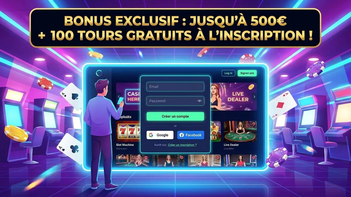 Inscription avec bonus